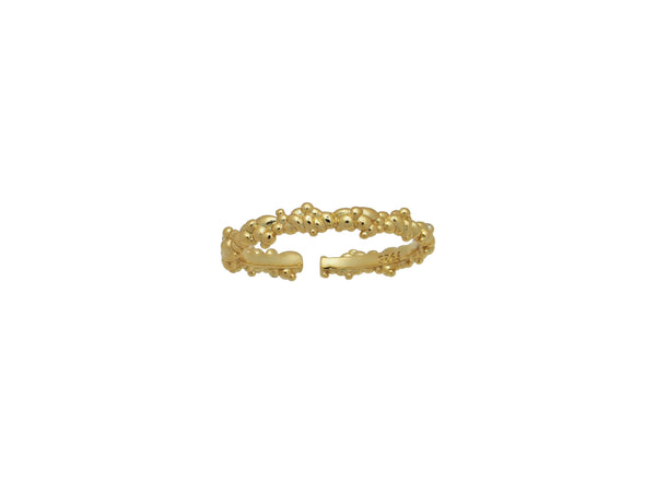 18k Gold Vermeil Bubbles Ring - Brink and Forbes