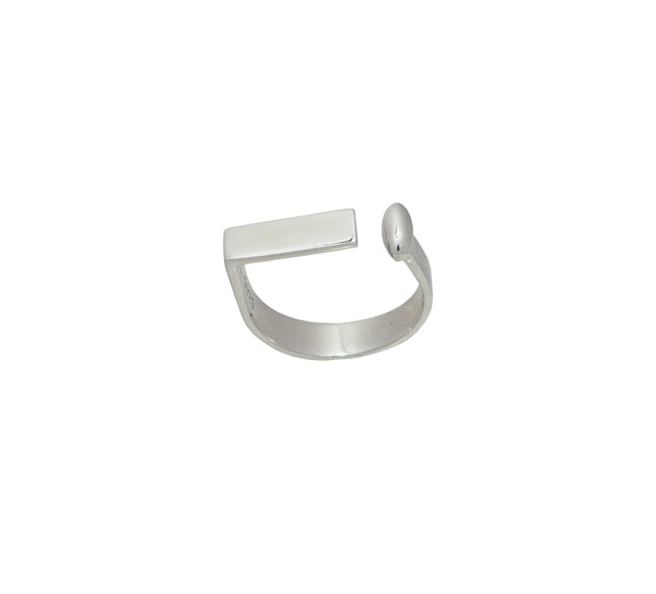 Open Band Signet Ring - Brink and Forbes