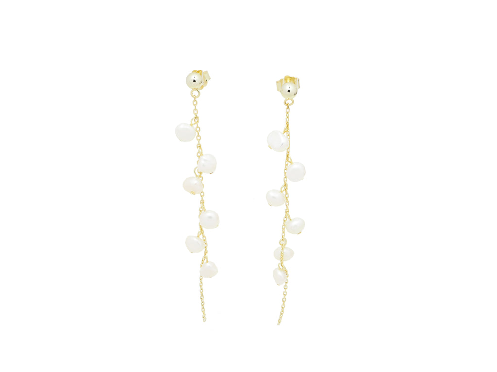 18k Gold Vermeil String of Freshwater Pearls - Brink and Forbes