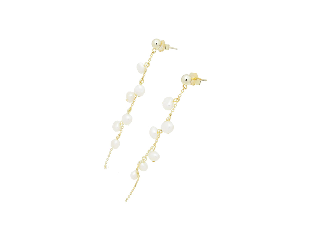 18k Gold Vermeil String of Freshwater Pearls - Brink and Forbes