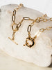 18K Paperclip Chain with Nautical Clasp - Brink and Forbes