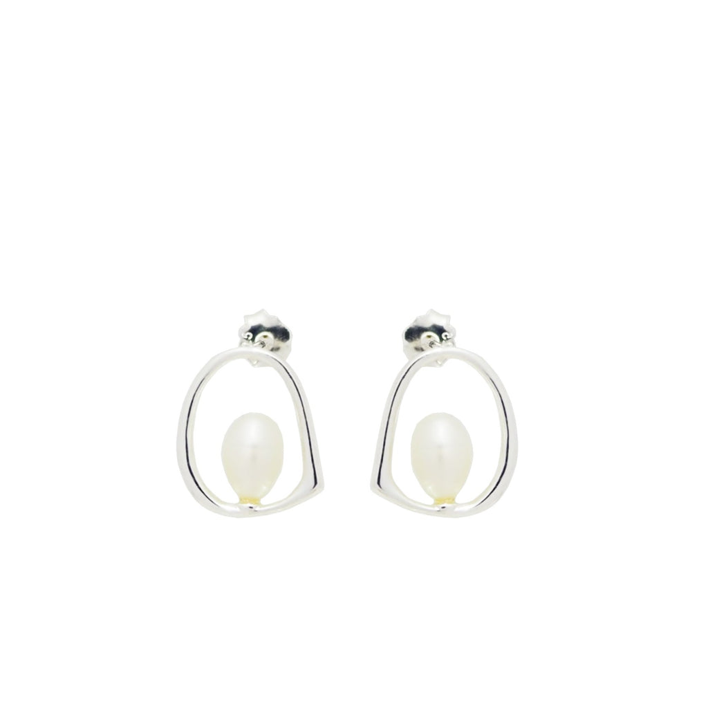 Delicate Pearl Stud Earrings - Brink and Forbes