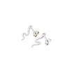 Delicate Snake Stud Earrings - Brink and Forbes