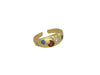 18k Gold Vermeil Mutli-coloured CZ Stone Ring - Brink and Forbes