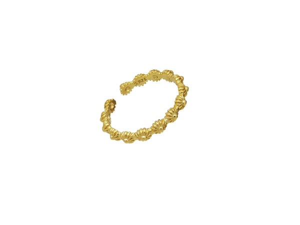 18k Gold Vermeil Daisy Chain Ring - Brink and Forbes