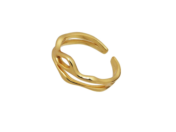 18k Gold Vermeil Vine Wrapped Ring - Brink and Forbes