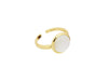 18k Gold Vermeil Large Moonstone Ring - Brink and Forbes