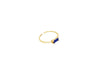 18K Gold Vermeil Blue CZ Rectangle Ring - Brink and Forbes