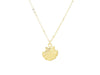 18k Gold Filled Textured Shell Pendant - Brink and Forbes