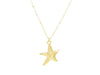 18k Gold Filled Textured Starfish Pendant - Brink and Forbes