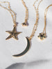 18k Gold Filled Large Crescent Moon - Brink and Forbes