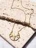 18k Gold Vermeil Hammered Lunar Pendant - Brink and Forbes