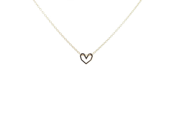 18K Gold Filled Heart Pendant - Brink and Forbes