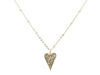 18K Gold Filled Coloured CZ Heart Pendant - Brink and Forbes