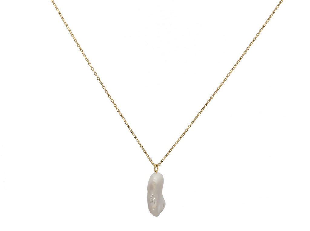 18k Gold Vermeil Pearl Drop Pendant - Brink and Forbes