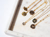 8K Gold Pendant Necklace - Lotus Flower