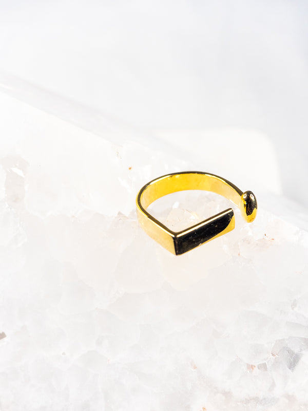 18K Vermeil Open Band Ring - Brink and Forbes