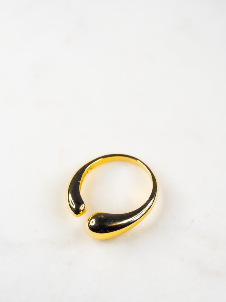 18K Vermeil Offset Bubble Ring - Brink and Forbes