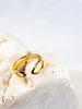 18K Vermeil Open Pointed Chevron Ring - Brink and Forbes