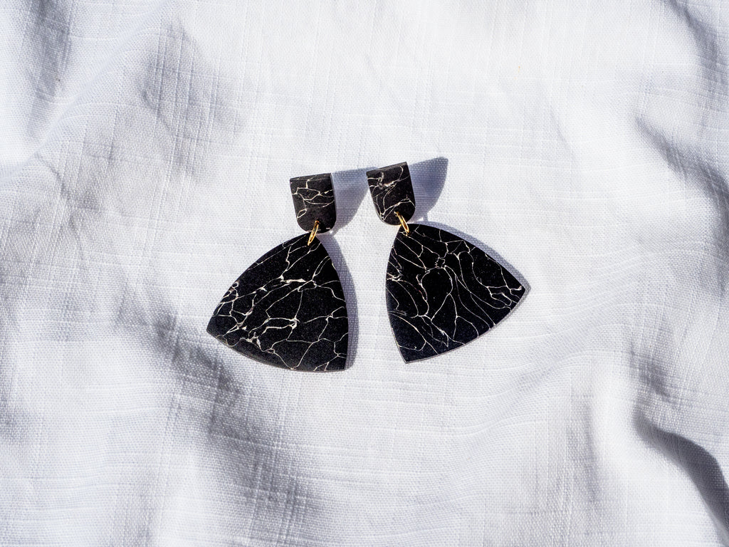 Howlite Faux-Stone Earrings - Brink and Forbes