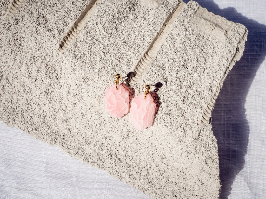 Delicate Faux-Stone Earrings - Brink and Forbes