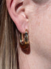 18k Gold Plated Tortoiseshell Hoops - Brink and Forbes