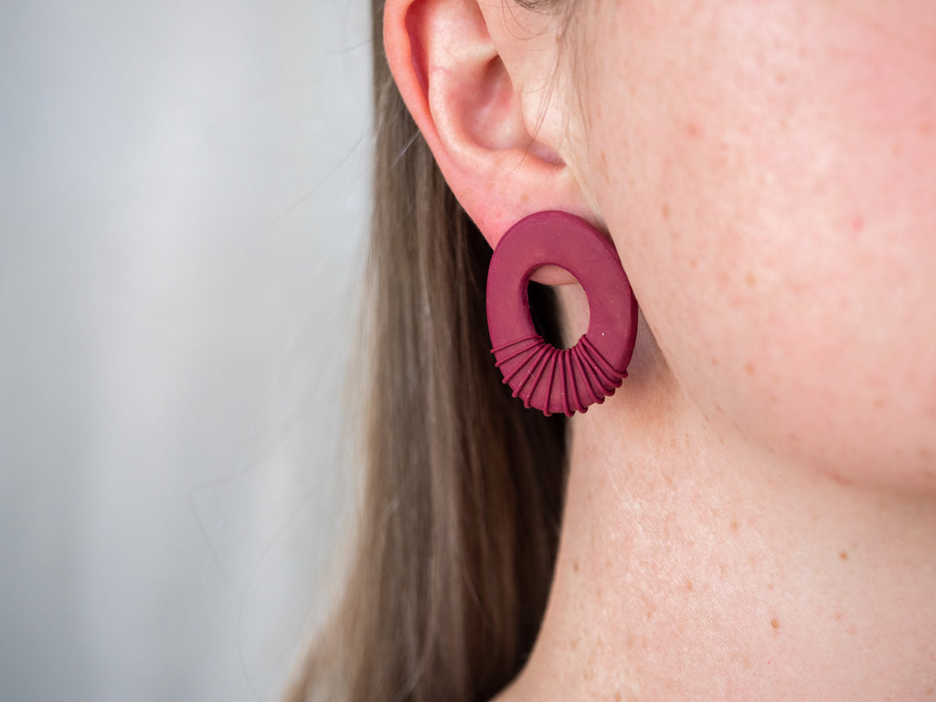 The All Wrapped Up Hoop Studs - Brink and Forbes
