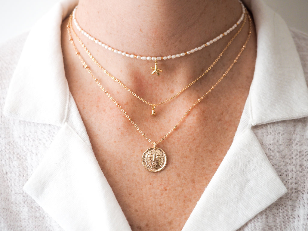 18k Gold Filled Bell Necklace - Brink and Forbes