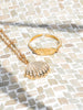 18k Gold Filled Half Shell Necklace - Brink and Forbes