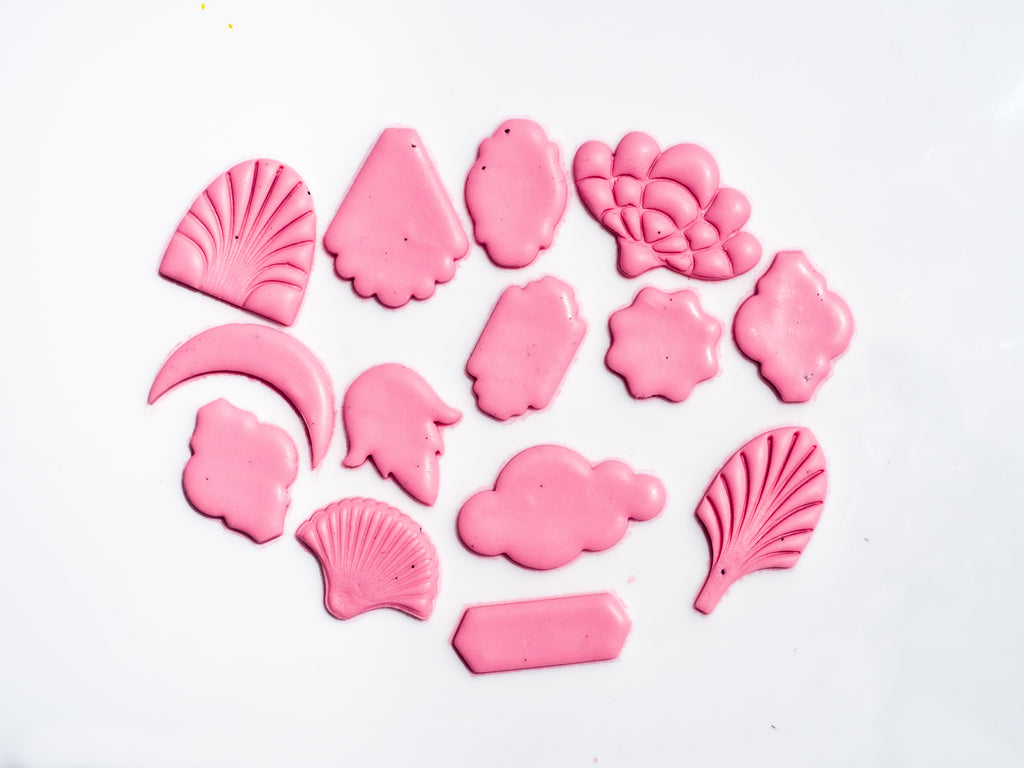 Half Circle Starburst Polymer Clay Cutter and Texture Stamp - Brink and Forbes