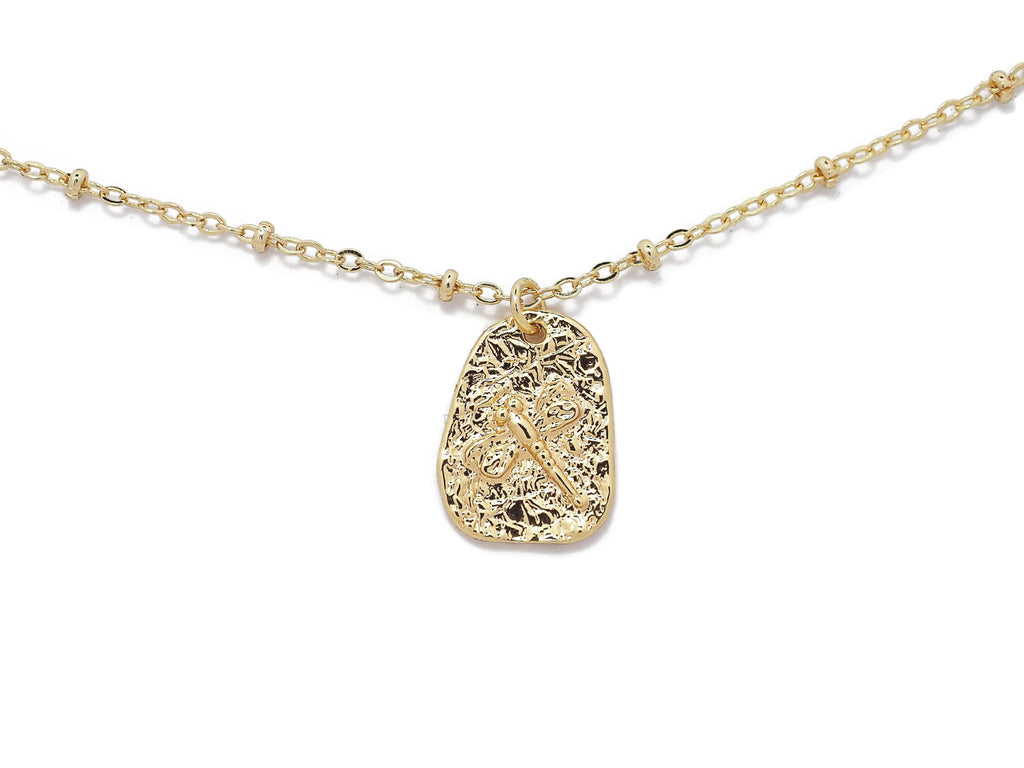 18k Gold Filled Dragonfly Necklace - Brink and Forbes
