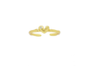 18K Gold Vermeil Organic Heart Ring - Brink and Forbes
