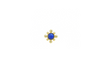 18k Gold Vermeil Blue Stone Stud Earrings - Brink and Forbes